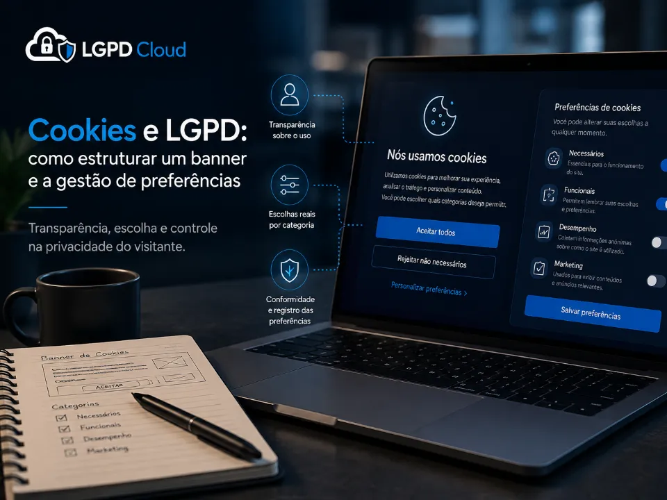 Cookies e LGPD: como estruturar um banner e a gestão de preferências